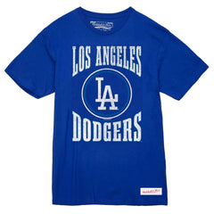 Los Angeles Dodgers Mitchell & Ness Arched Logo Slub T-Shirt Online