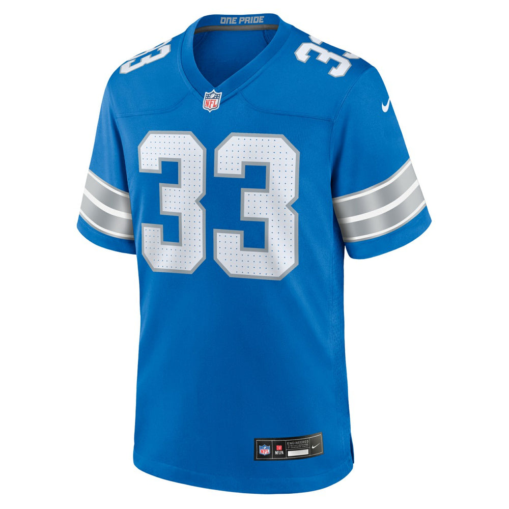 Sione Vaki Detroit Lions Team Game Jersey Blue - Nike