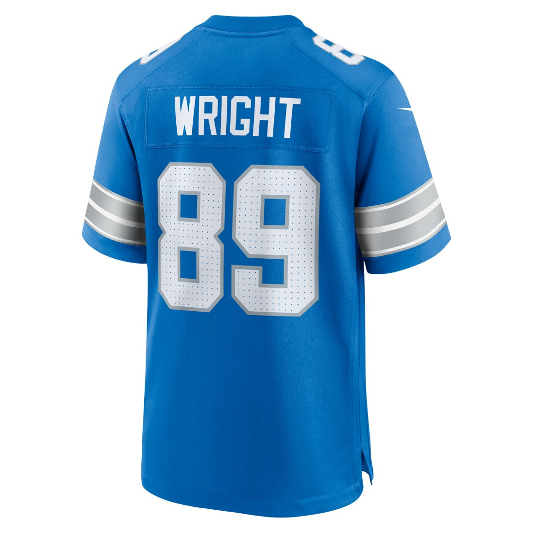 Brock Wright Detroit Lions Team Game Jersey Blue - Nike