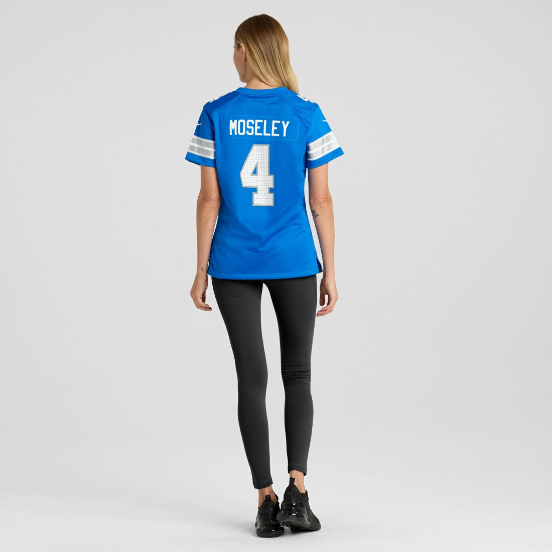 Emmanuel Moseley Detroit Lions Women's Team Game Jersey Blue - Nike