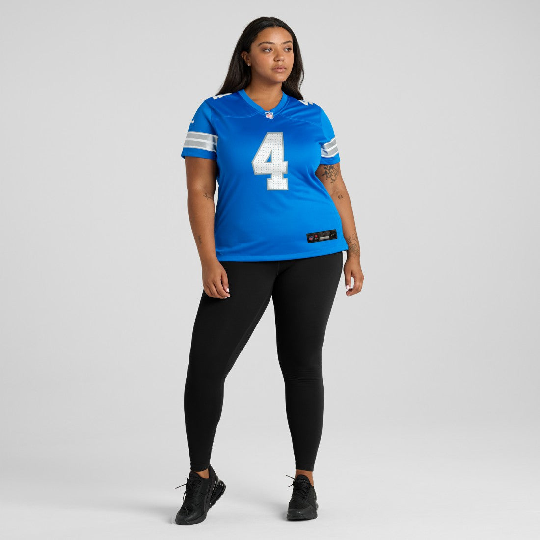 Emmanuel Moseley Detroit Lions Women's Team Game Jersey Blue - Nike