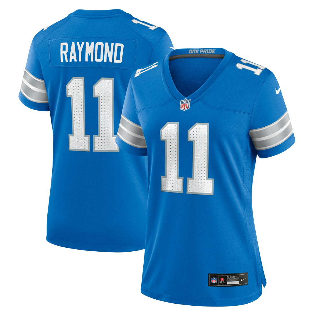 Kalif Raymond Detroit Lions Women's Team Game Jersey Blue - Nike