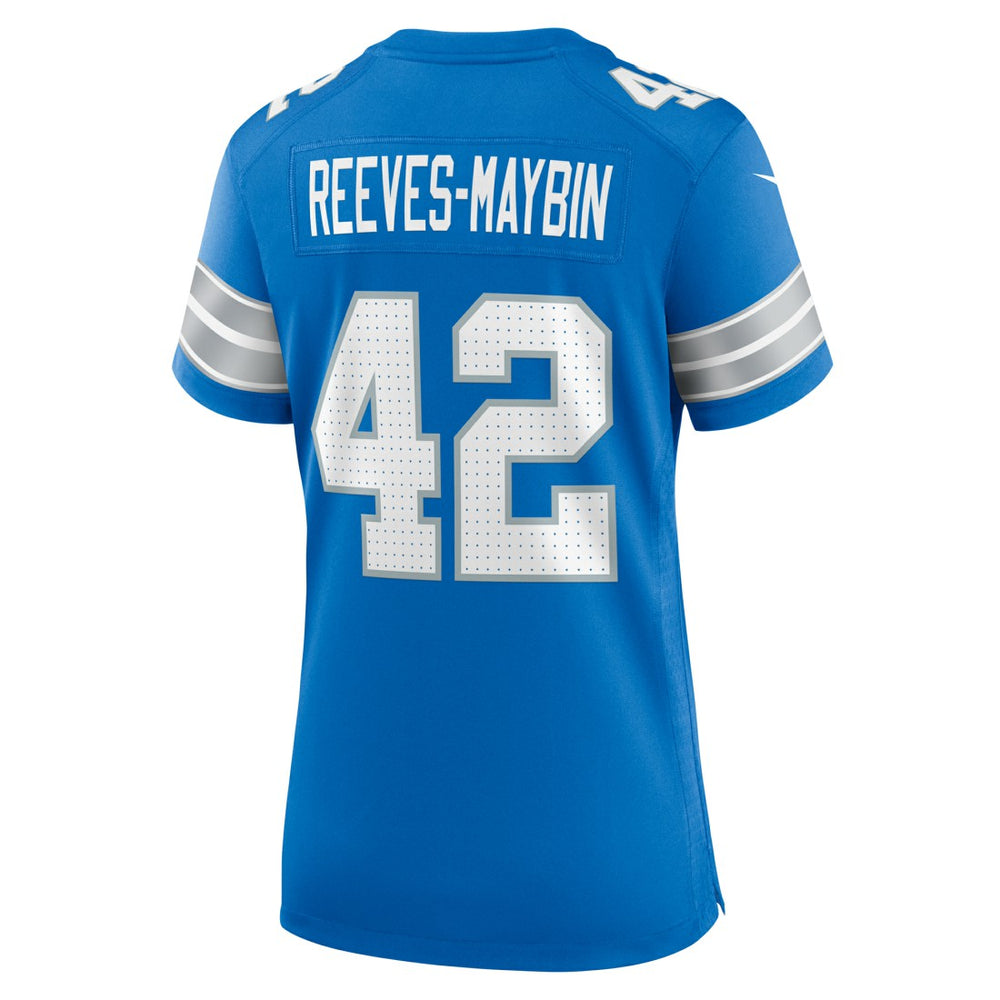 Jalen Reeves-Maybin Detroit Lions Women's Team Game Jersey Blue - Nike