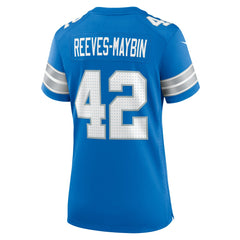 Jalen Reeves-Maybin Detroit Lions Women's Team Game Jersey Blue - Nike