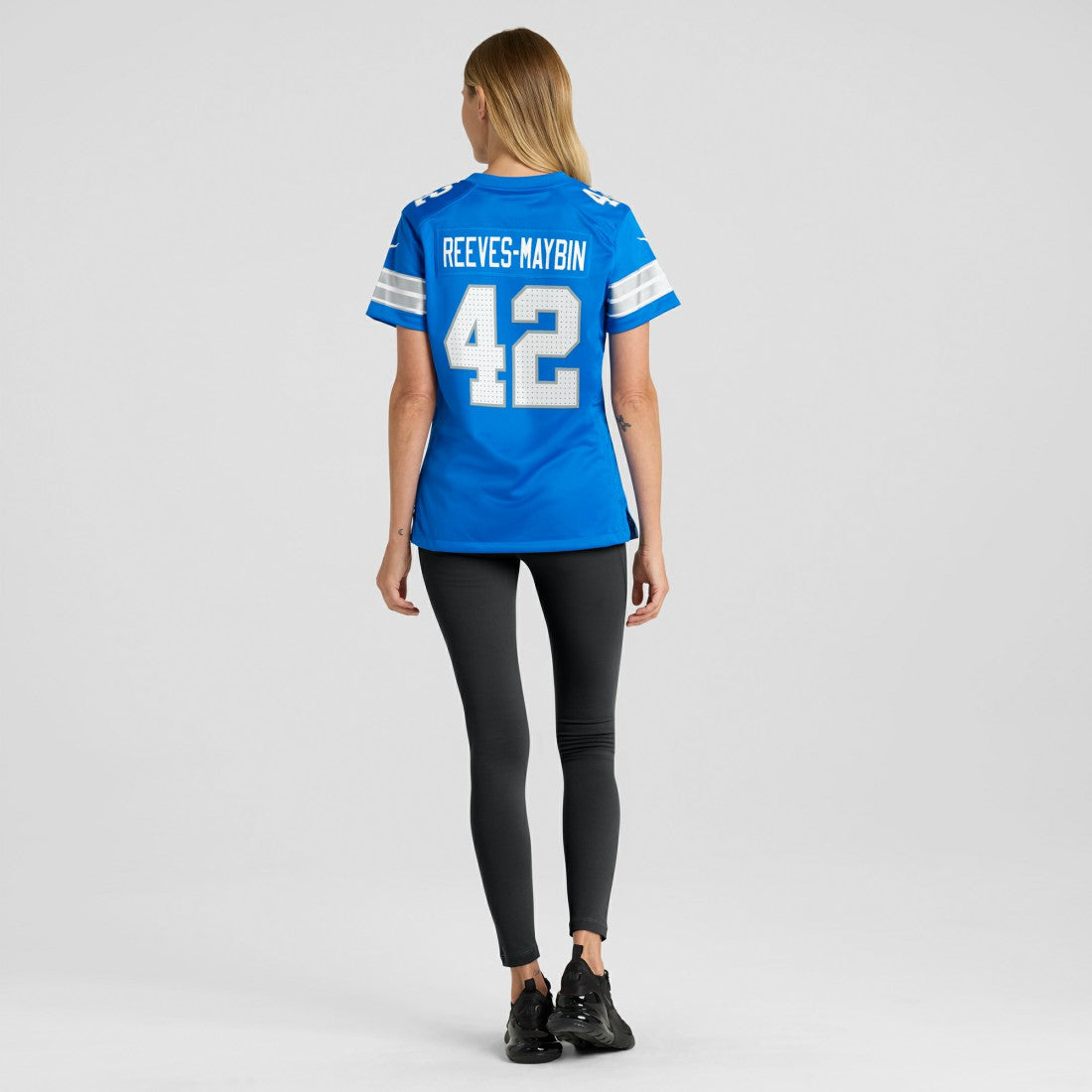 Jalen Reeves-Maybin Detroit Lions Women's Team Game Jersey Blue - Nike