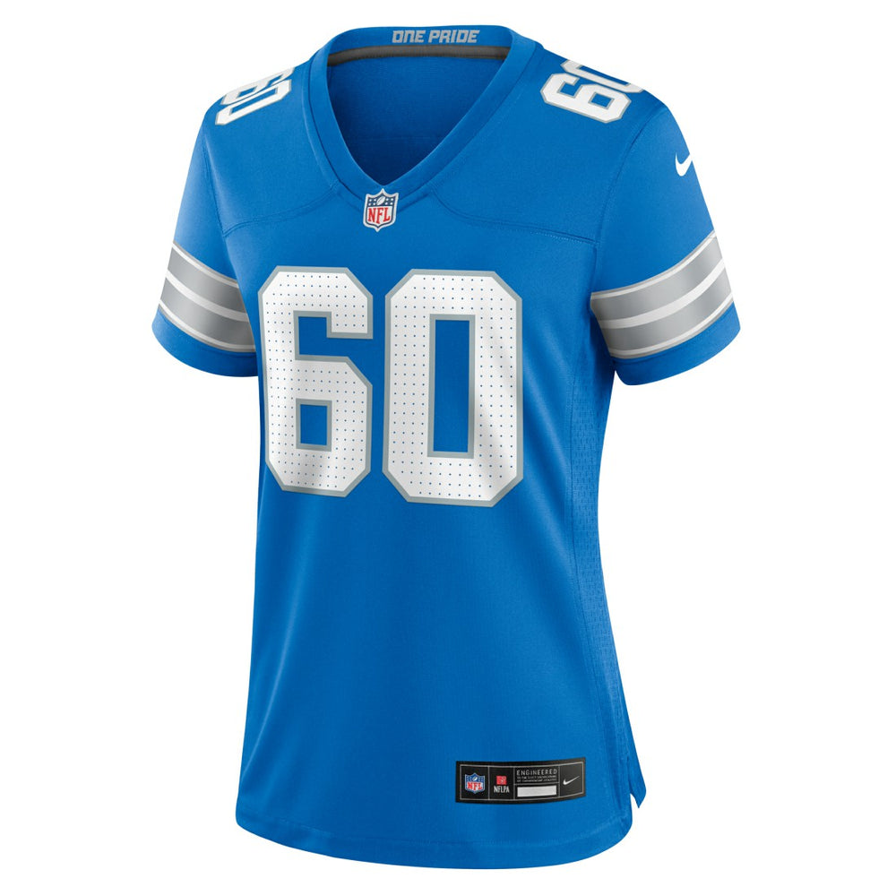 Graham Glasgow Detroit Lions Women's Team Game Jersey Blue - Nike