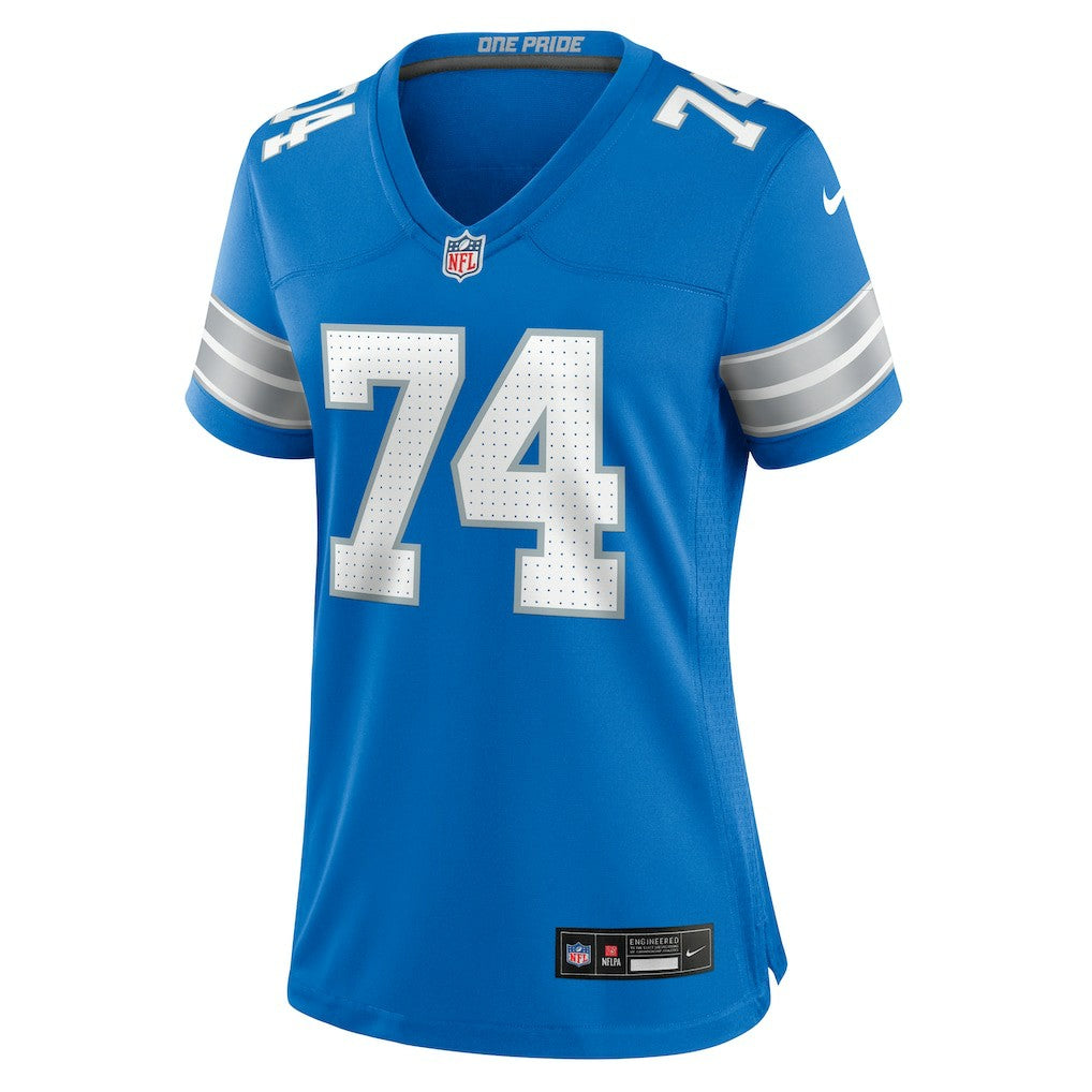 Kayode Awosika Detroit Lions Women's Team Game Jersey Blue - Nike