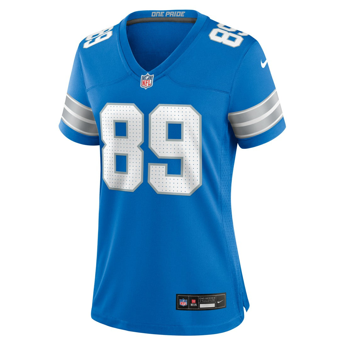 Brock Wright Detroit Lions Women's Team Game Jersey Blue - Nike