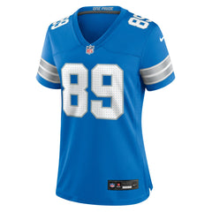 Brock Wright Detroit Lions Women's Team Game Jersey Blue - Nike
