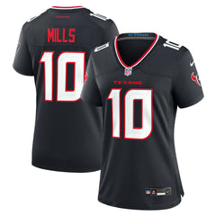 Davis Mills Houston Texans Women's Team Game Jersey Navy - Nike