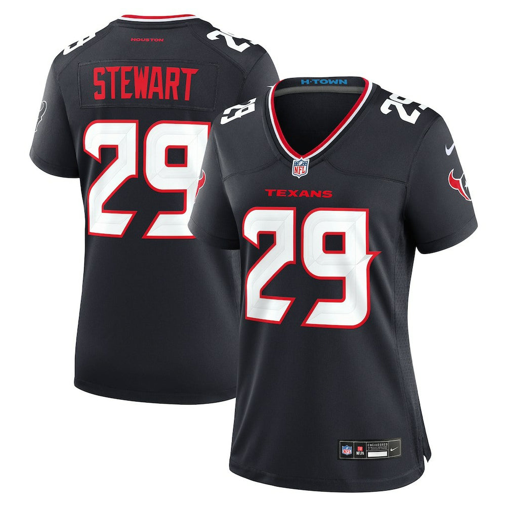 M.J. Stewart Houston Texans Women's Team Game Jersey Navy - Nike