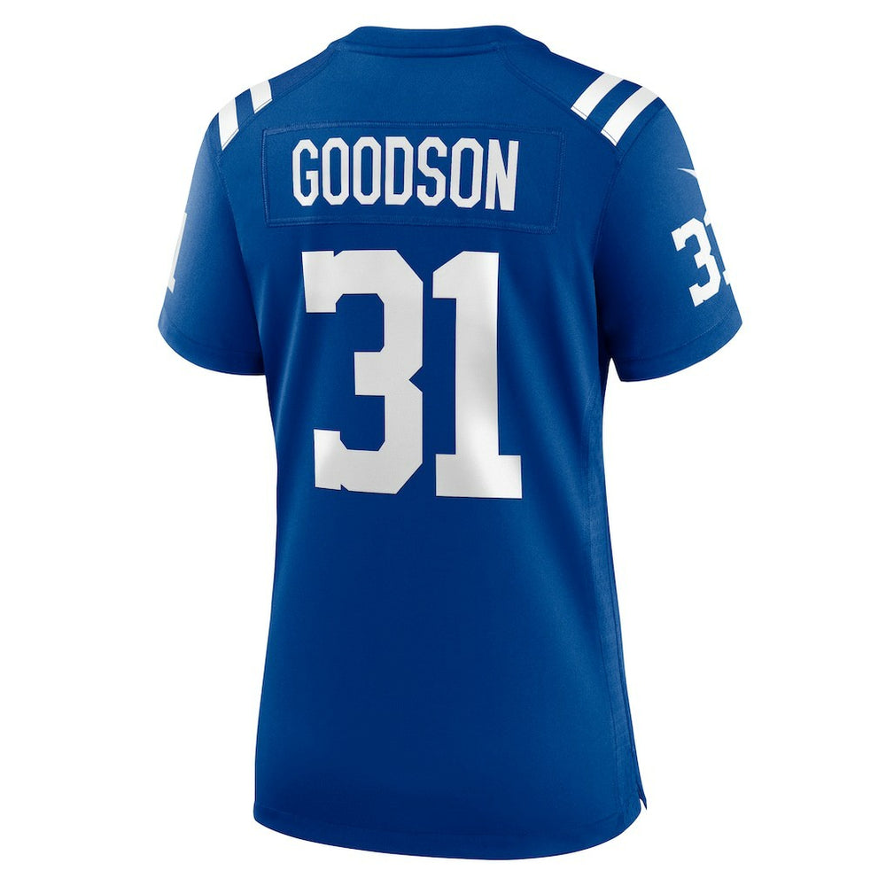 Tyler Goodson Indianapolis Colts Women's Game Jersey Royal - Nike