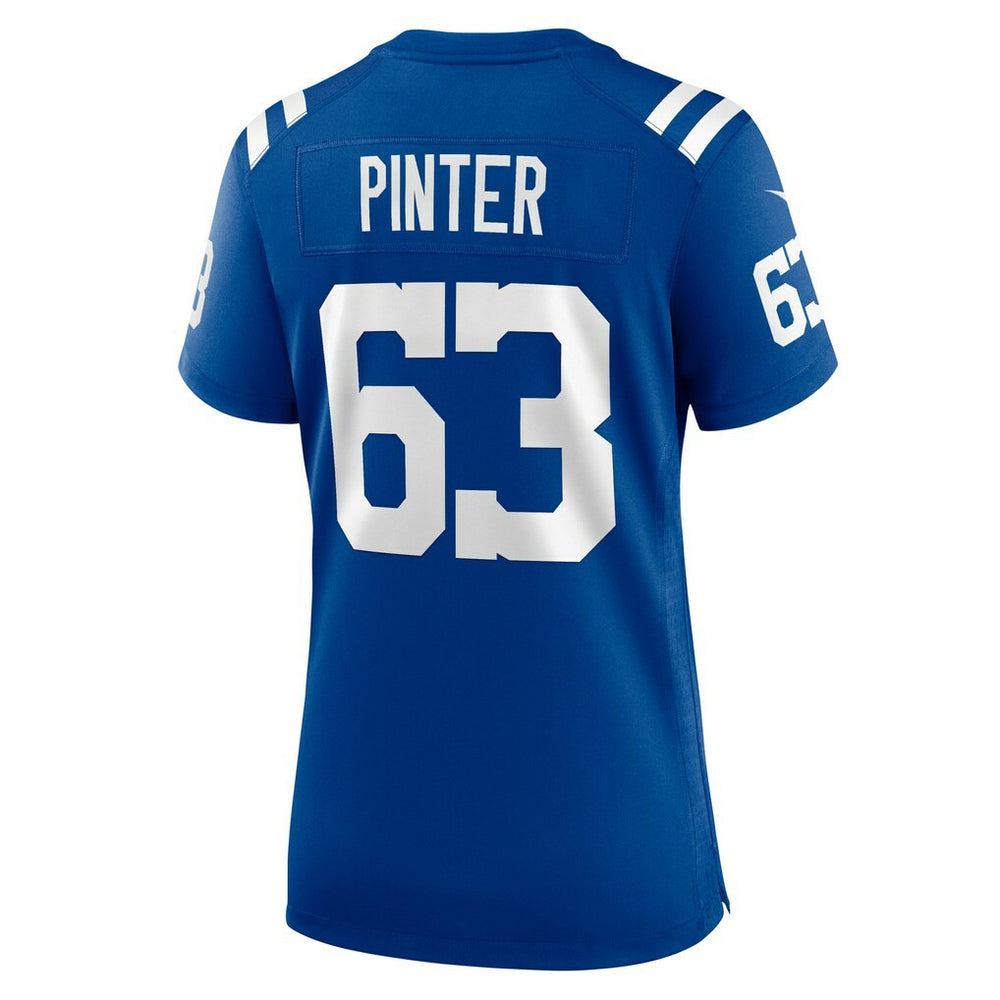 Danny Pinter Indianapolis Colts Women's Game Jersey Royal - Nike