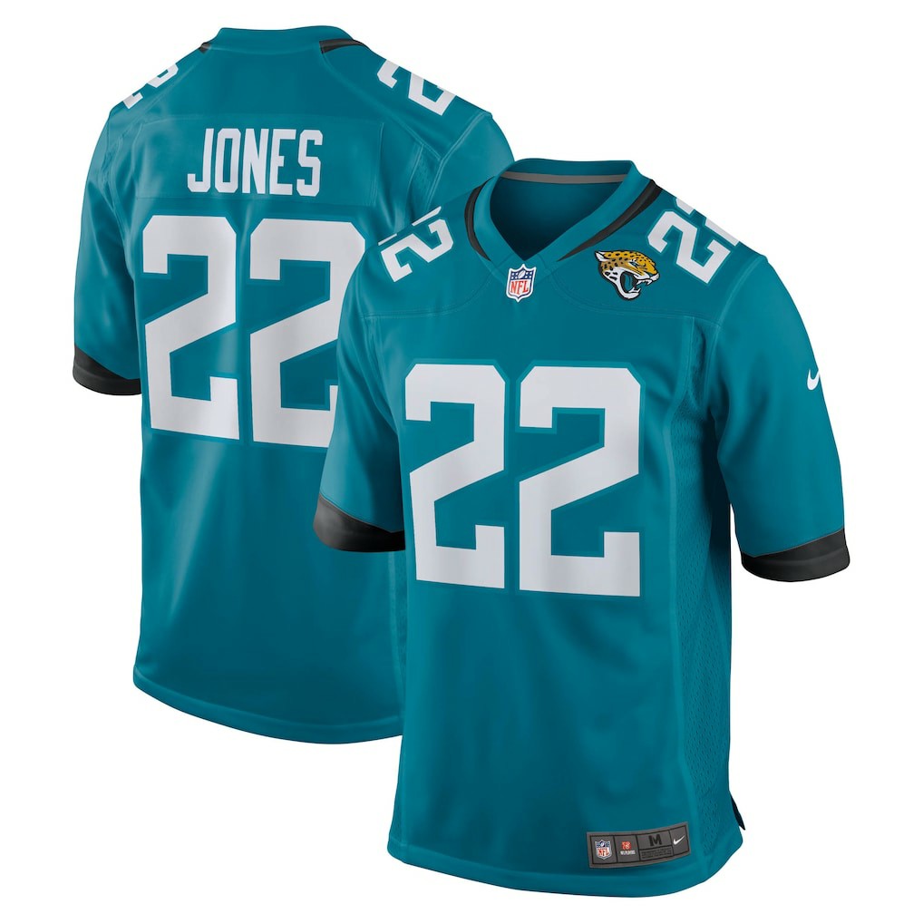 Jarrian Jones Jacksonville Jaguars Team Game Jersey Teal - Nike