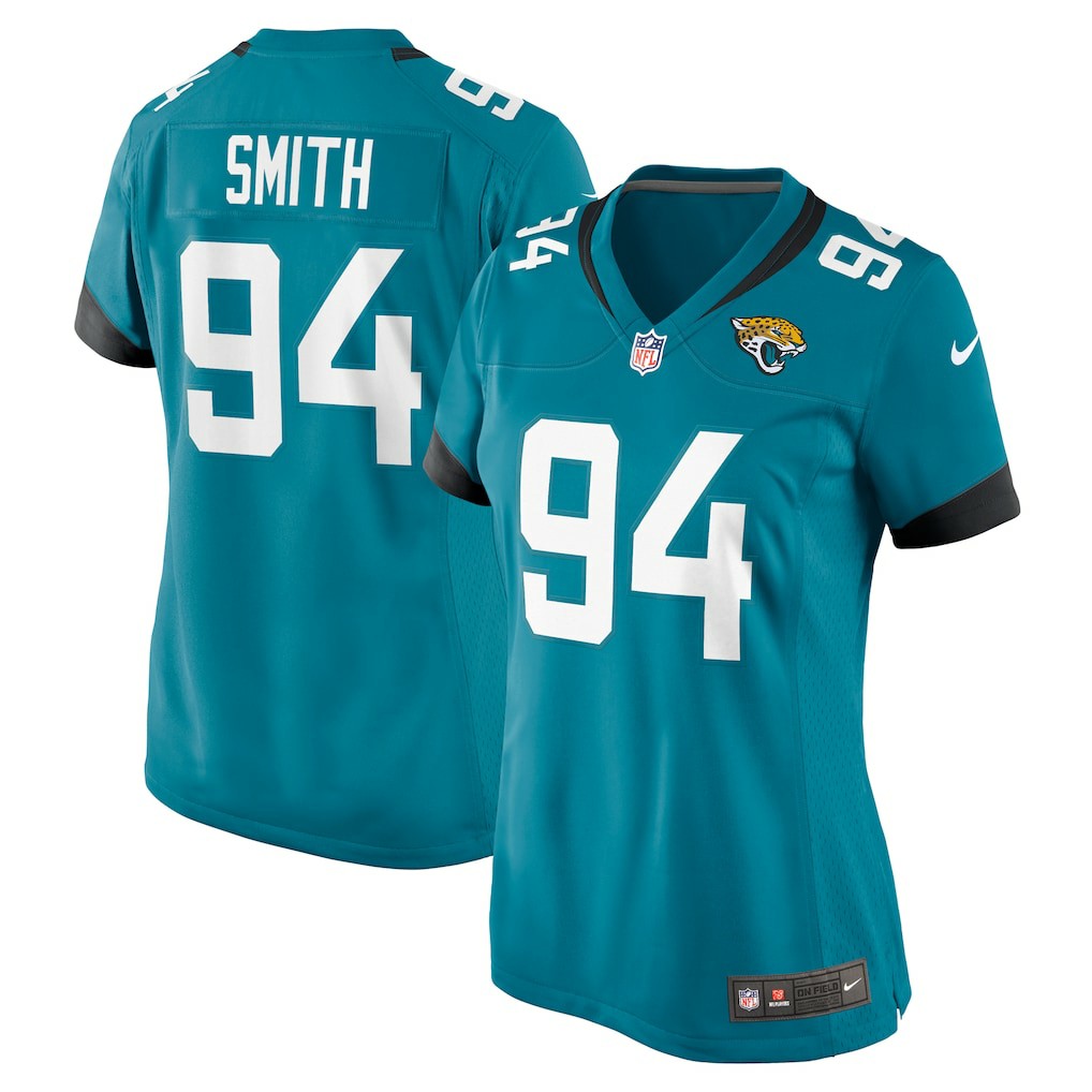 Maason Smith Jacksonville Jaguars Women's Game Jersey Teal - Nike