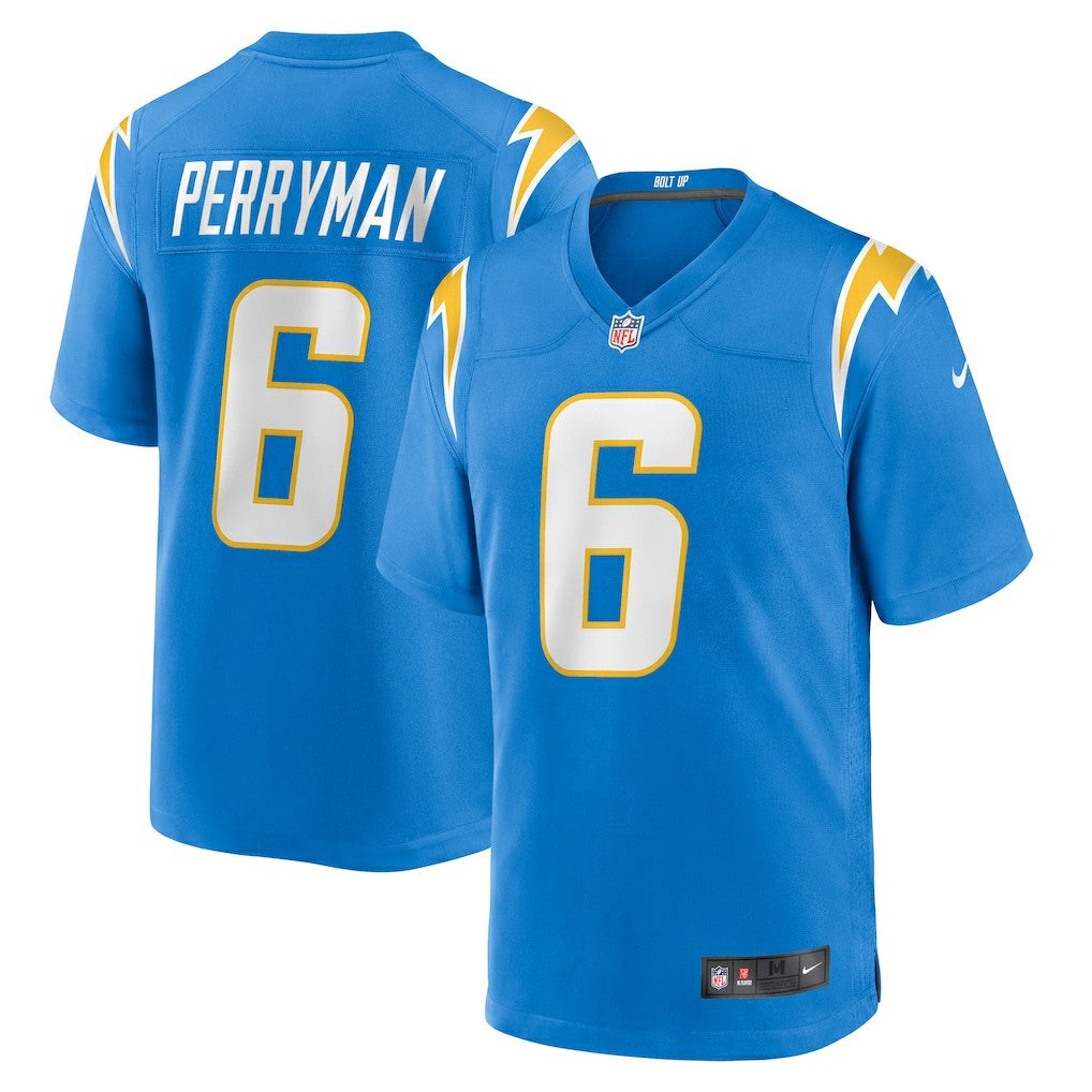Denzel Perryman Los Angeles Chargers Team Game Jersey - Powder Blue | NFL Jerseys