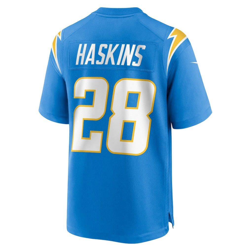 Hassan Haskins Los Angeles Chargers Team Game Jersey Powder Blue - Nike