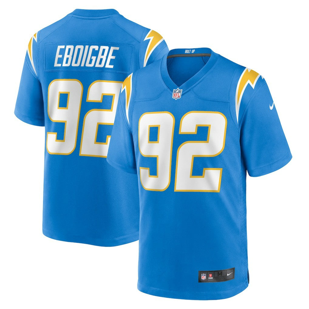 Justin Eboigbe Los Angeles Chargers Team Game Jersey Powder Blue - Nike