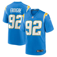 Justin Eboigbe Los Angeles Chargers Team Game Jersey Powder Blue - Nike