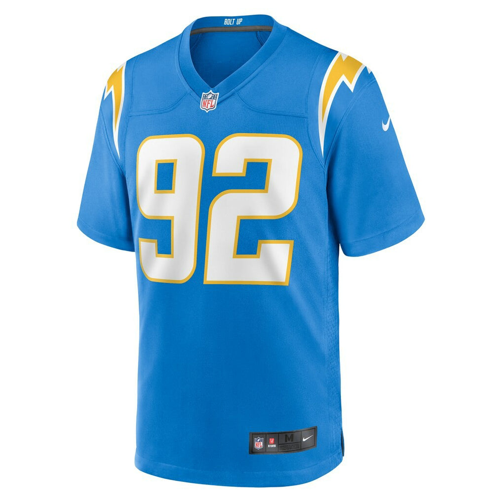Justin Eboigbe Los Angeles Chargers Team Game Jersey Powder Blue - Nike