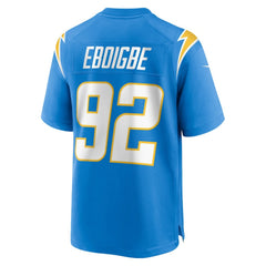 Justin Eboigbe Los Angeles Chargers Team Game Jersey Powder Blue - Nike