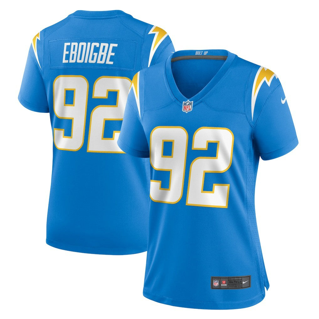 Justin Eboigbe Los Angeles Chargers Women's Game Jersey Powder Blue - Nike
