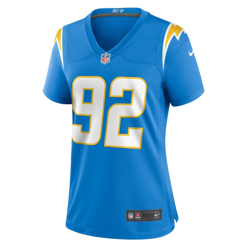 Justin Eboigbe Los Angeles Chargers Women's Game Jersey Powder Blue - Nike