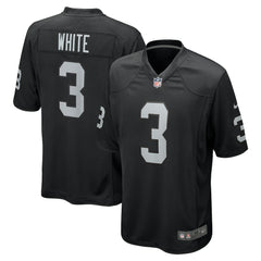 Zamir White Las Vegas Raiders Team Game Jersey Black - Nike