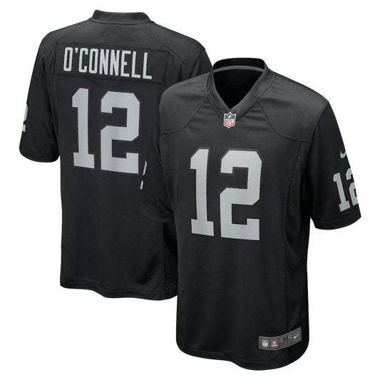 Aidan O'Connell Las Vegas Raiders Team Game Jersey - Black | NFL Jerseys