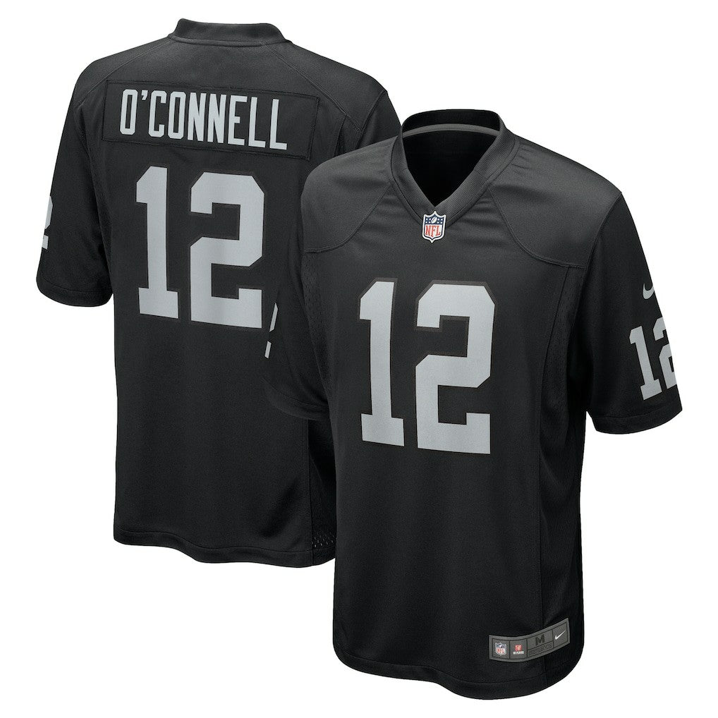 Aidan O'Connell Las Vegas Raiders Team Game Jersey Black - Nike