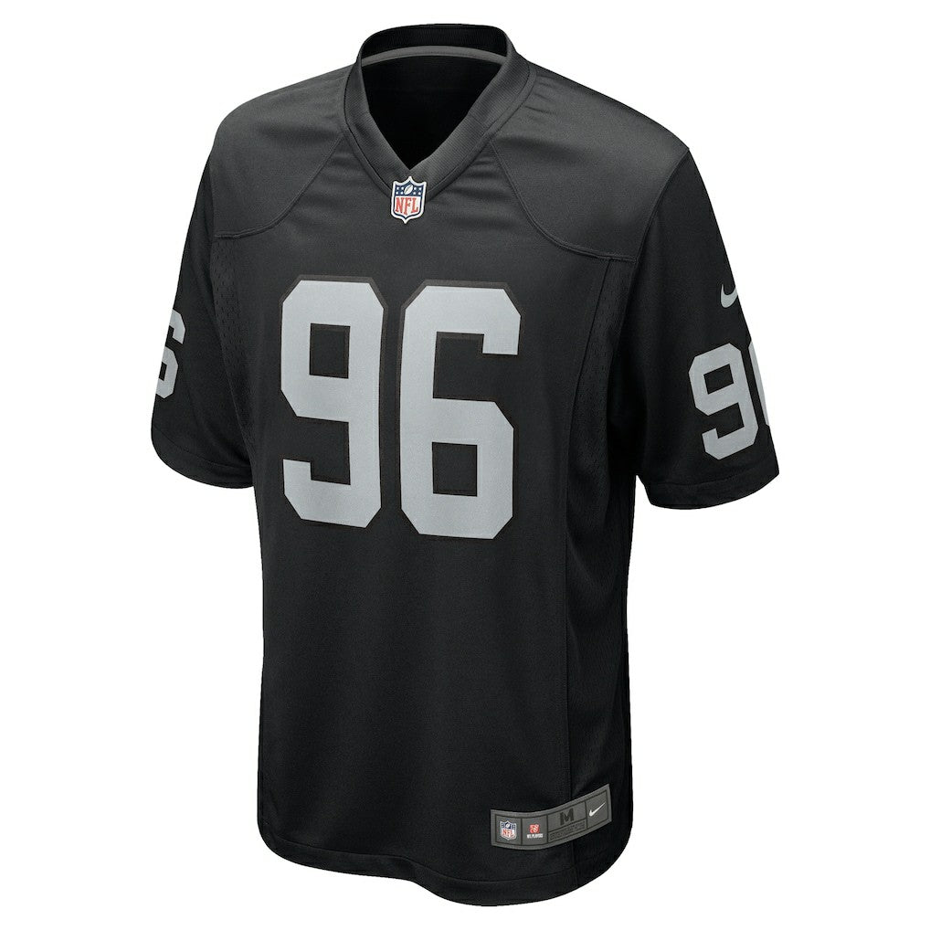 Jonah Laulu Las Vegas Raiders Team Game Jersey Black - Nike
