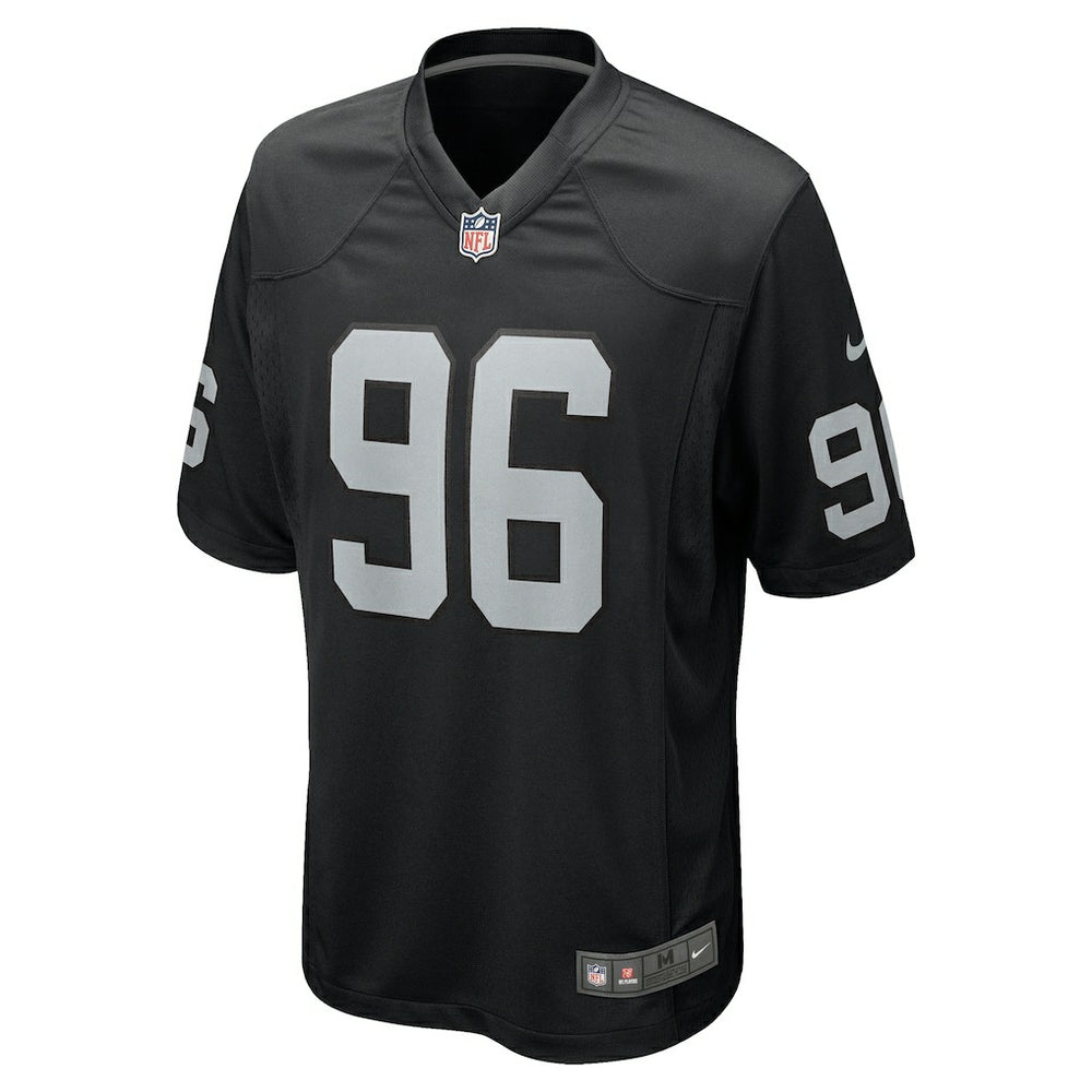 Jonah Laulu Las Vegas Raiders Team Game Jersey Black - Nike