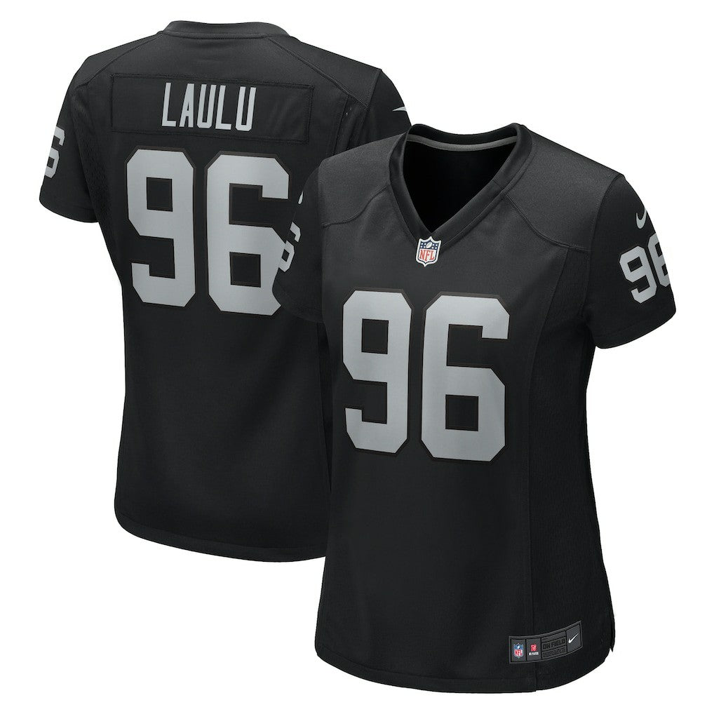 Jonah Laulu Las Vegas Raiders Women's Game Jersey Black - Nike