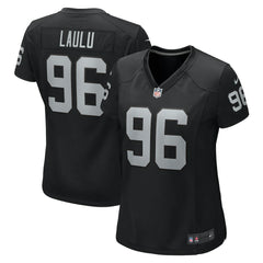 Jonah Laulu Las Vegas Raiders Women's Game Jersey Black - Nike
