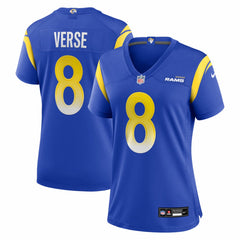 Jared Verse Los Angeles Rams Women's Team Game Jersey Royal - Nike