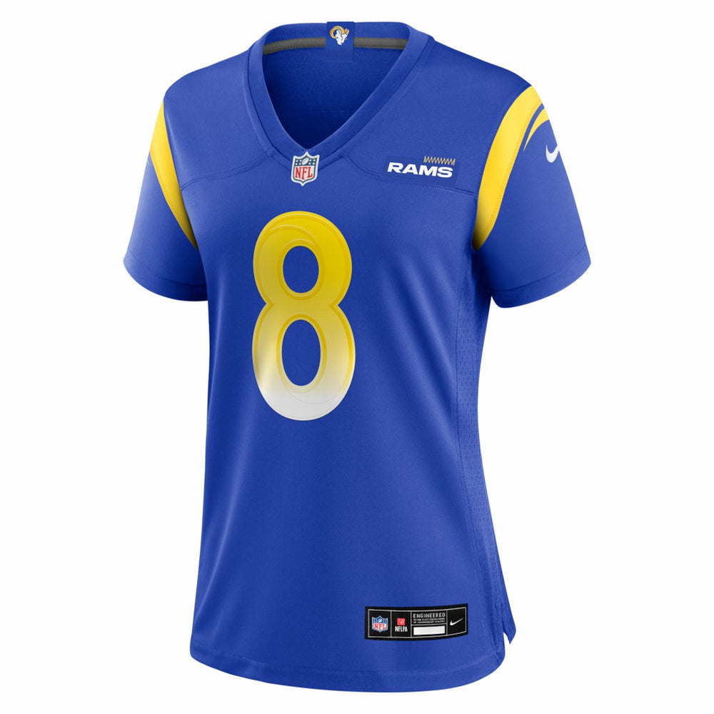 Jared Verse Los Angeles Rams Women's Team Game Jersey Royal - Nike