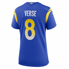 Jared Verse Los Angeles Rams Women's Team Game Jersey Royal - Nike