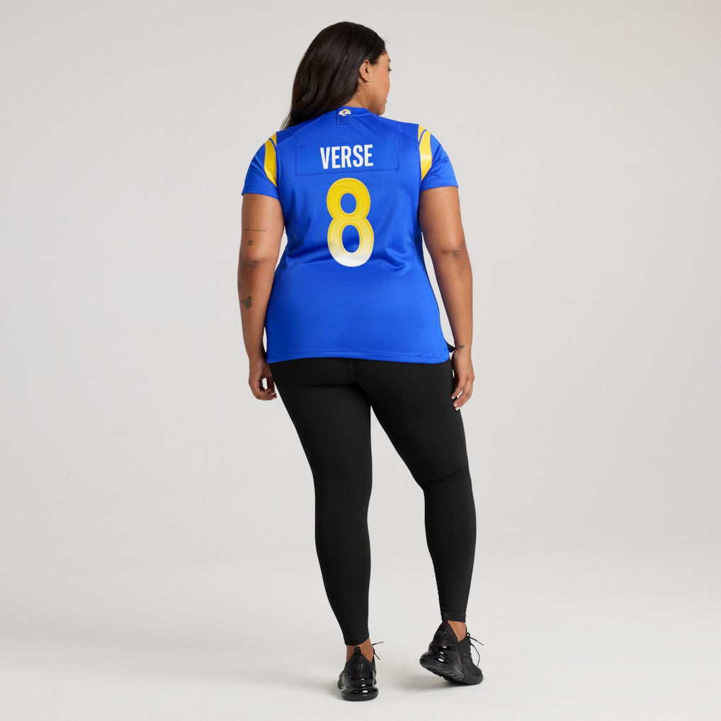 Jared Verse Los Angeles Rams Women's Team Game Jersey Royal - Nike