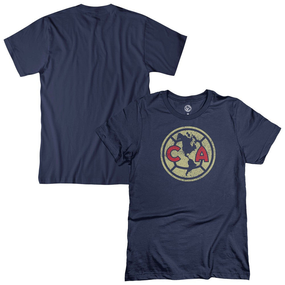 Club America 1863FC Color Badge T-Shirts - Navy