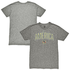 Club America 1863FC Wordmark Vintage Tri-Blend T-Shirts - Heather Gray