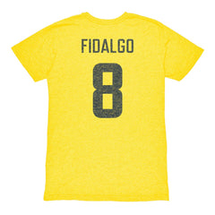 Álvaro Fidalgo Club America 1863FC Retro Player Name & Number Tri-Blend T-Shirts - Yellow