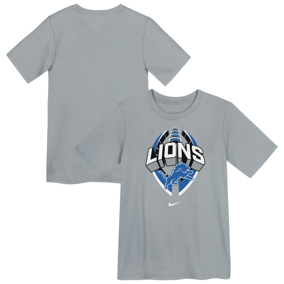 Detroit Lions Preschool Icon Legend Dri-FIT T-Shirt Gray - Nike