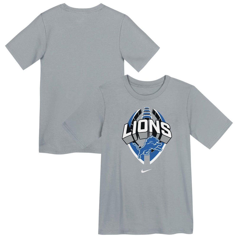 Detroit Lions Preschool Icon Legend Dri-FIT T-Shirt Gray - Nike