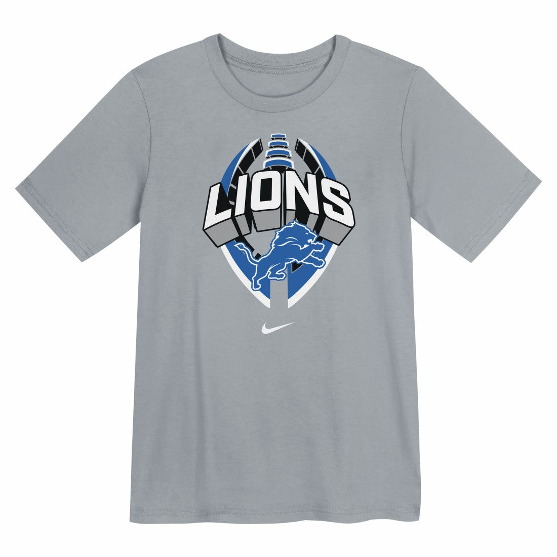 Detroit Lions Preschool Icon Legend Dri-FIT T-Shirt Gray - Nike