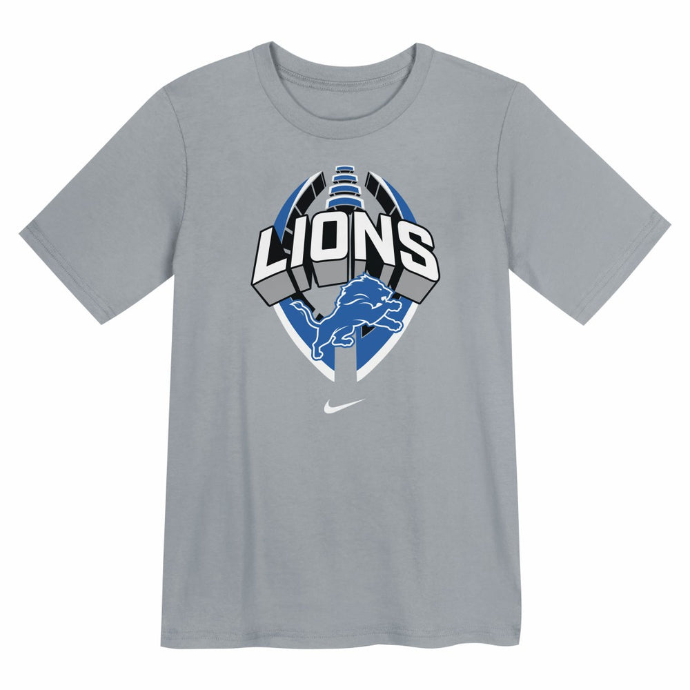 Detroit Lions Preschool Icon Legend Dri-FIT T-Shirt Gray - Nike