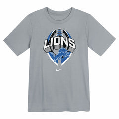 Detroit Lions Preschool Icon Legend Dri-FIT T-Shirt Gray - Nike
