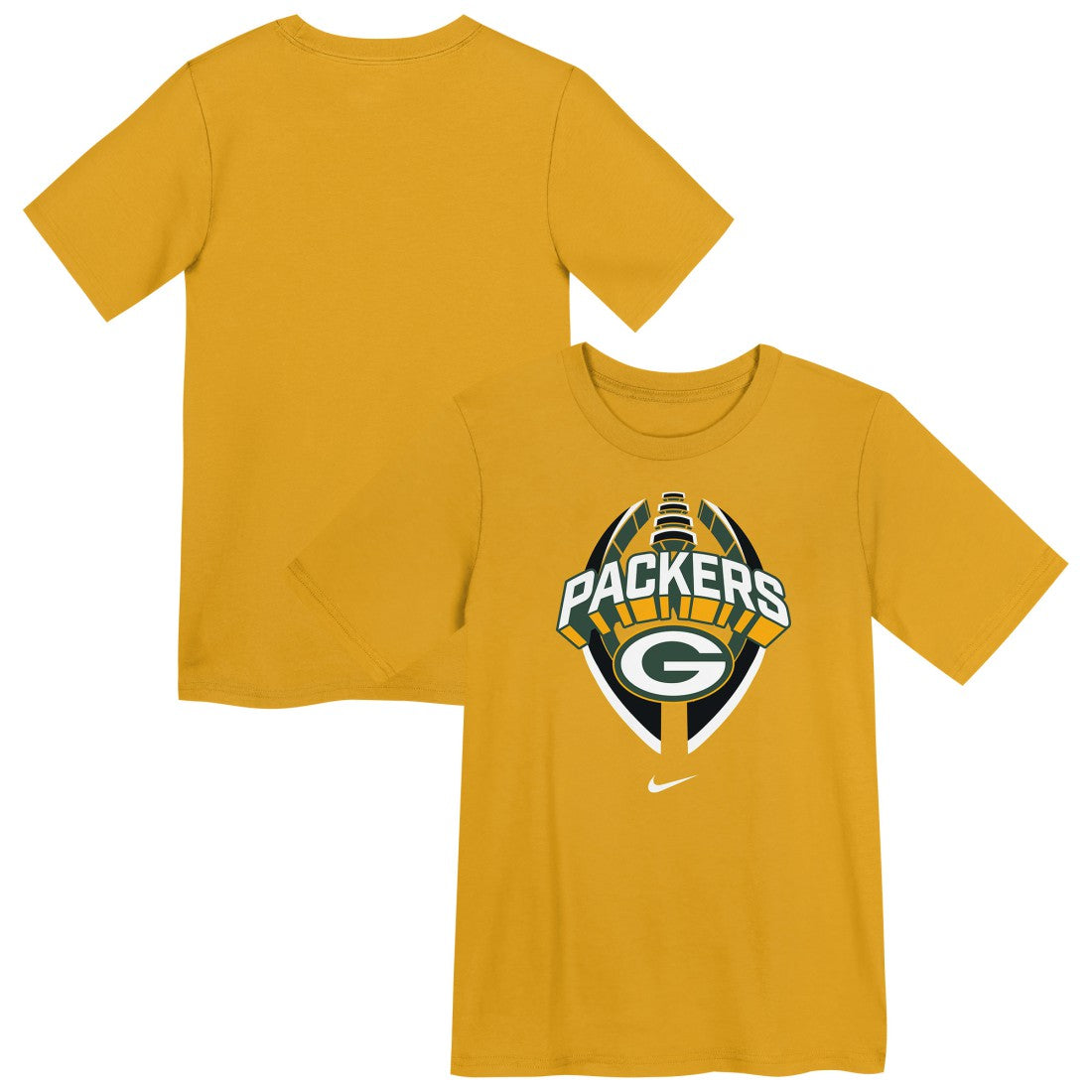 Green Bay Packers Preschool Icon Legend Dri-FIT T-Shirt Gold - Nike