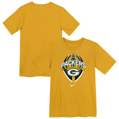 Green Bay Packers Preschool Icon Legend Dri-FIT T-Shirt Gold - Nike