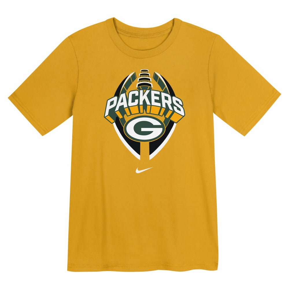 Green Bay Packers Preschool Icon Legend Dri-FIT T-Shirt Gold - Nike