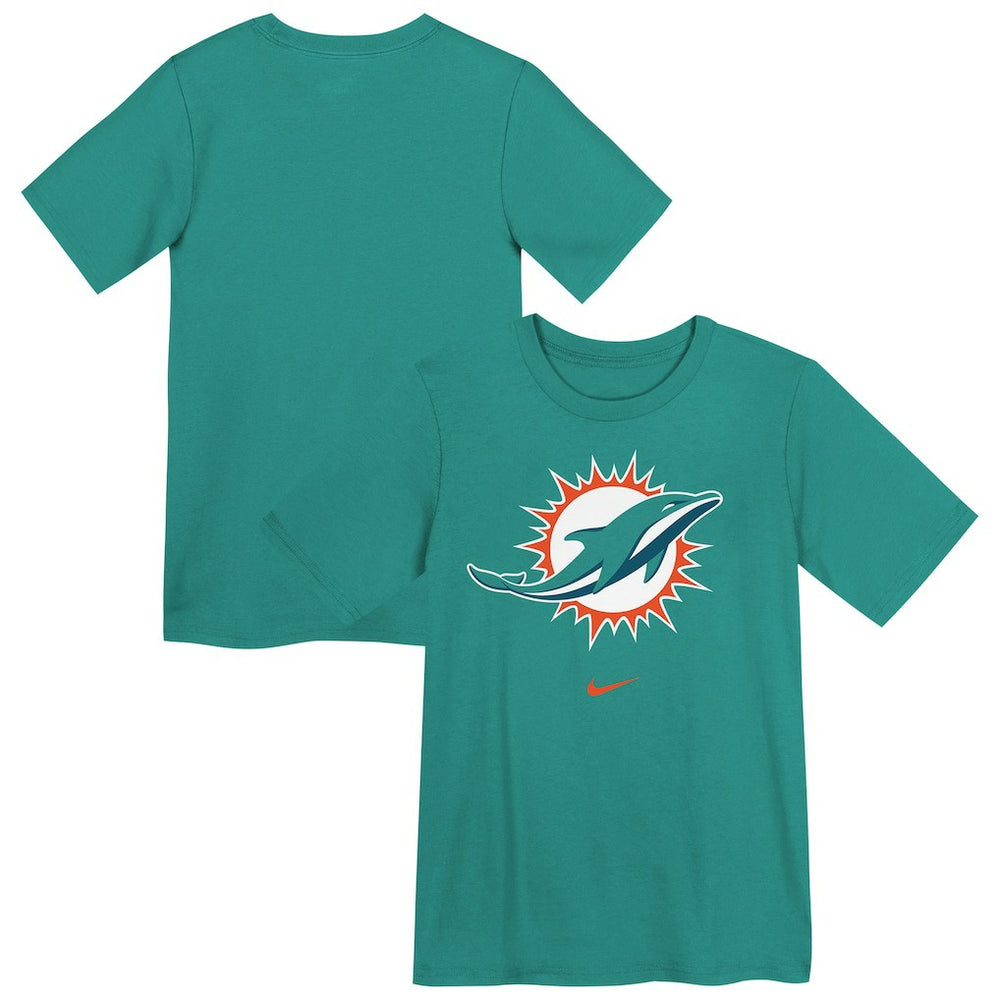 Miami Dolphins Preschool Primary Logo Legend Performance T-Shirt Aqua - Nike